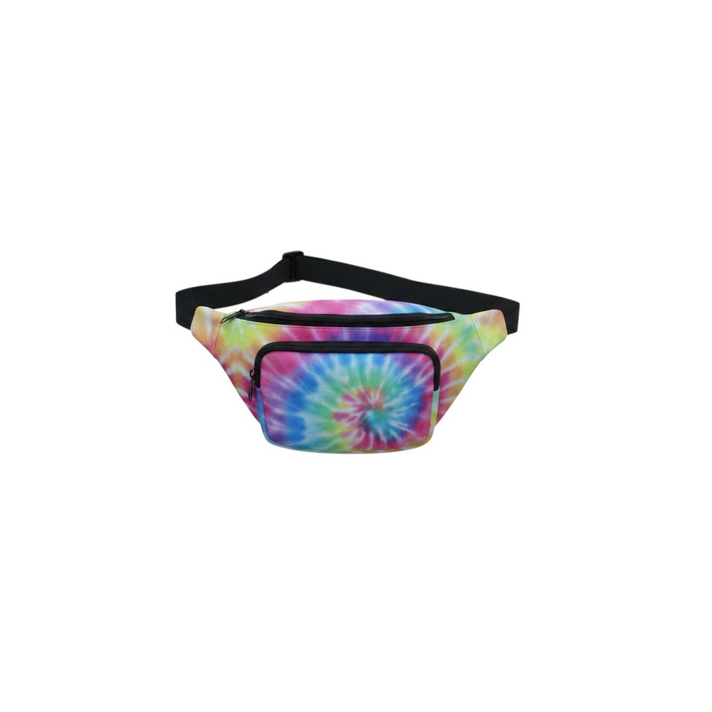 Claire's Waist Bag Girls OS Rainbow Tie Dye NEW Adjustable Strap 93577-5